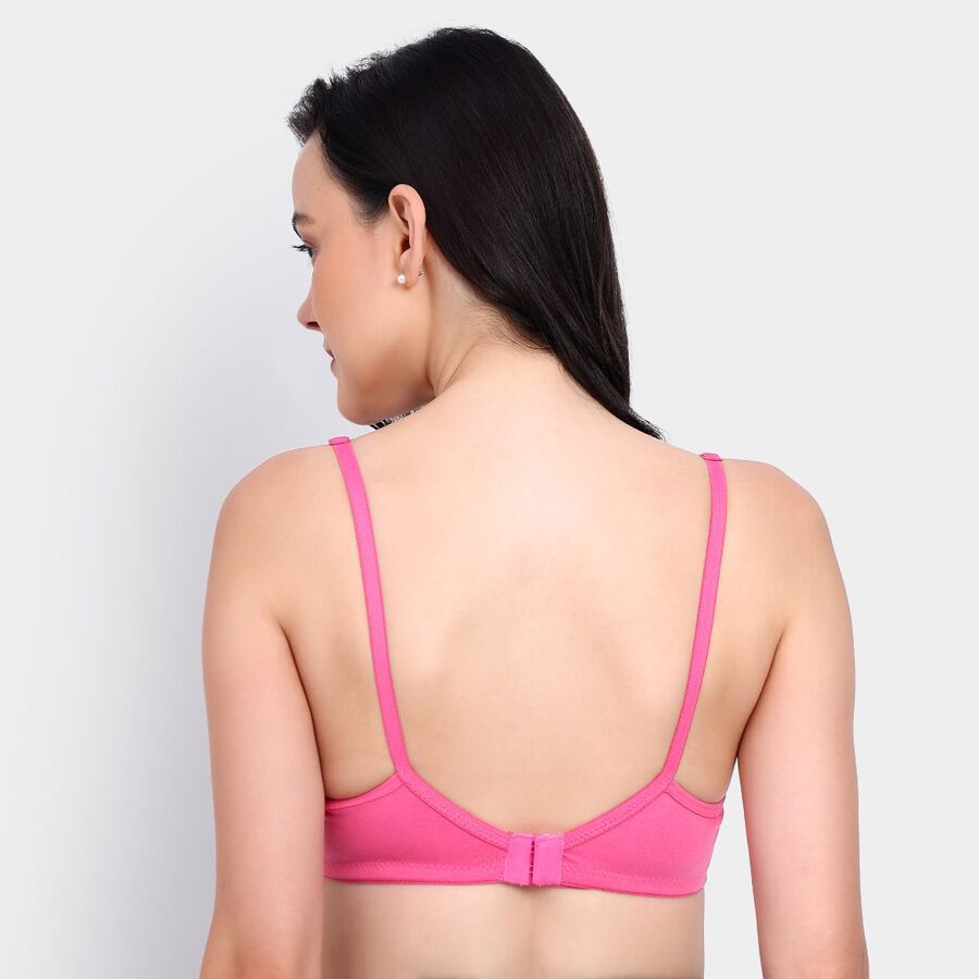 Ladies' Non-Padded Bra, Pink, large image number null